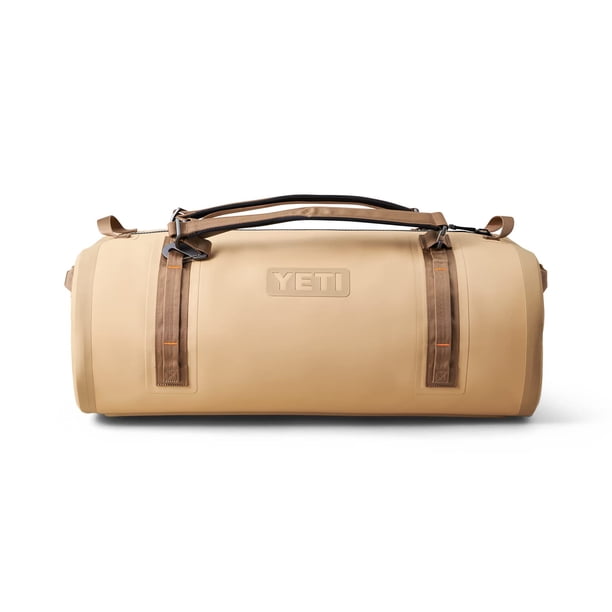 Bolsa de lona YETI Panga 75, hermética, impermeable, sumergible, bronceado