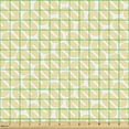 thumbnail image 2 of Ambesonne Geometric Fabric by the Yard Upholstery, Abstract Wavy Lines Art, 1 Yard, White and Mustard, 2 of 5