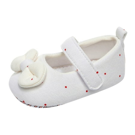 

niuredltd girls single shoes bowknot first walkers shoes toddler sandals princess shoes size 13