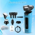 Sejoy Electric Razor for Men face, 5 in 1 Shavers for Men pubic Hair