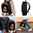 thumbnail image 3 of African Backpack and Lunch Box Set Elementary Bag American Afro Book Bags for 2Nd/3Rd/4Th/5Th Grade Pencil Case, 3 of 7