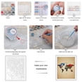 thumbnail image 3 of Paint by Numbers Kit for Adults, World Map Flags Global Artwork Paint by Numbers, Easy Paint by Numbers Kit for Adults Beginner, DIY Adult Paint by Number Kits on Canvas, Home Decor, 3 of 7