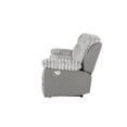 thumbnail image 3 of U6028 Gray Extra Soft and Padded Reclining Sofa, 3 of 4
