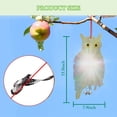thumbnail image 5 of Hanging Owl Decoy, DIDADI Owl Decoys to Scare Birds Away with Bells, Bird Deterrents for Outside Garden House (2 Pack), 5 of 7
