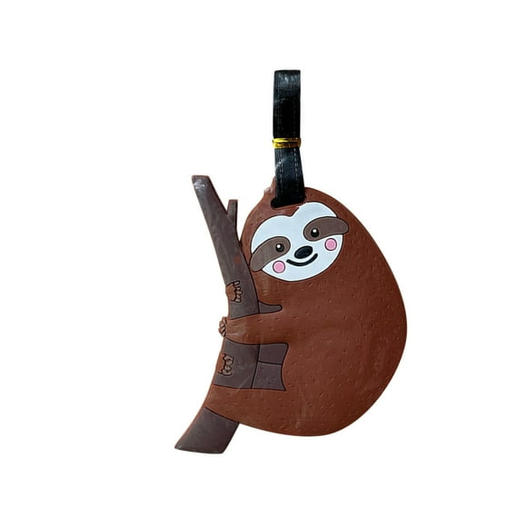 Portaetiquetas de viaje portátil con animales de dibujos animados y estilo moderno