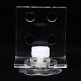 thumbnail image 3 of FLAMEEN Coral Rack Base,Coral Frag Rack,Acrylic Transparent Aquarium 4 Hole Front Bending Coral Frag Stand Rack Bracket Holder Fish Tank Accessories, 3 of 8