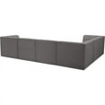 thumbnail image 4 of Meridian Furniture Relax Grey Velvet Modular Sectional, 4 of 13