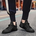 thumbnail image 4 of Men’s Breathable Knit Running Sneakers – Lightweight Flexible Walking Shoes with Non-Slip Sole, Elastic Lace Support for Gym, Travel, Outdoor Sports & Casual Wear, 4 of 9