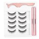 thumbnail image 1 of Ensemble de faux cils magnétiques, pince à épiler pour eye-liner liquide, outils de maquillage pour cils (#035), 1 of 4