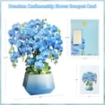 thumbnail image 2 of WaaHome Happy Mother's Day Card Pop Up Flowers, 3D Blue Orchid Bouquet for Mom, Grandma, Sister, Daughter, Premium Large Paper Flower Cards for Mom, Everlasting Floral Gift for Women, 2 of 7