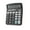 Black, variant on JoyHoop Dual-Power 12-Digit Calculator with True Solar Panel, Compact Design for Office Finance & Supermarket Use, Black