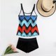 thumbnail image 5 of Traje de baño de 2 piezas para mujer, trajes de baño para mujer, traje de baño de verano de talla grande con estampado, bikini, traje de baño dividido para mujer, traje de baño de poliéster, 5 of 5