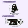 thumbnail image 5 of Dserhfy 1 Set Halloween Female Ghost Sticker Waterproof PVC Self-adhesive Creepy Home Bedroom Living Room Wall Floor Decoration 3D Effect Lady Ghost Decal, 5 of 7
