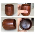 thumbnail image 5 of LShunze Wooden Drinking Cup for Tea Wine, Natural Solid Wood Tea Cups Vintage Beer Mug Camping Coffee Man Mugs Gifts for Beer Lovers, Handmade Tea Coffee Mug, 5 of 8