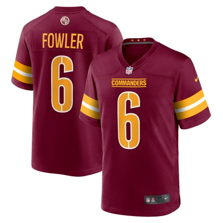 Men's Nike Dante Fowler Jr. Burgundy Washington Commanders Game Jersey