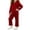 Red, variant on Cethrio Girls Knitted Outfit Sets, Fall 2 Piece Long Sleeve Casual Girls' Clothing Sets Pink Size 6