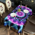 thumbnail image 2 of Colorful Tie Dye Mandala Pattern Rectangle Tablecloth 60"x120",Waterproof Polyester Rectangle Table Cloth, Wipeable Spillproof Polyester Tablecloth for Dining, Camping, Indoor and Outdoor, 2 of 6