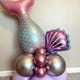 thumbnail image 5 of Suministros para la fiesta,Kit de guirnalda de globos de fiesta de sirena, decoraciones de cumpleaños que incluyen cola de sirena, confeti de concha marina, fiesta de cumpleaños, decoración de cola pa Muyoka Hogar, 5 of 6