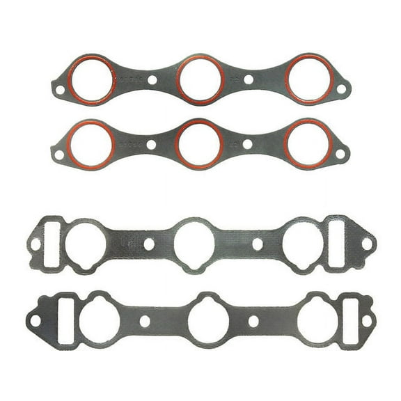 Intake Manifold Gasket Set - Compatible with 1987 - 2000 Dodge Caravan 3.0L V6 1988 1989 1990 1991 1992 1993 1994 1995 1996 1997 1998 1999