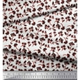 thumbnail image 3 of Soimoi Viscose Chiffon Fabric Leaves & Floral Artistic Printed Craft Fabric by The Yard 42 Inch Wide, 3 of 3