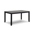 thumbnail image 2 of Miekor Furniture 7-Pc Dinette Set Light Black Gray Rectangular Table Grey Upholstered Chairs Transitional Dining Room Wooden Dining Set Furniture 41897, 2 of 5