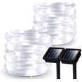 thumbnail image 1 of Cuerda de luces solares para exteriores, paquete de 2 luces de tubo impermeables para exteriores con energía solar con 100 LED, 35.7 pies, 8 modos de luces de cadena para jardín, valla, patio, fiesta, boda, habitación de Navidad ACTIVE Biensenido a ACTIVE, 1 of 4