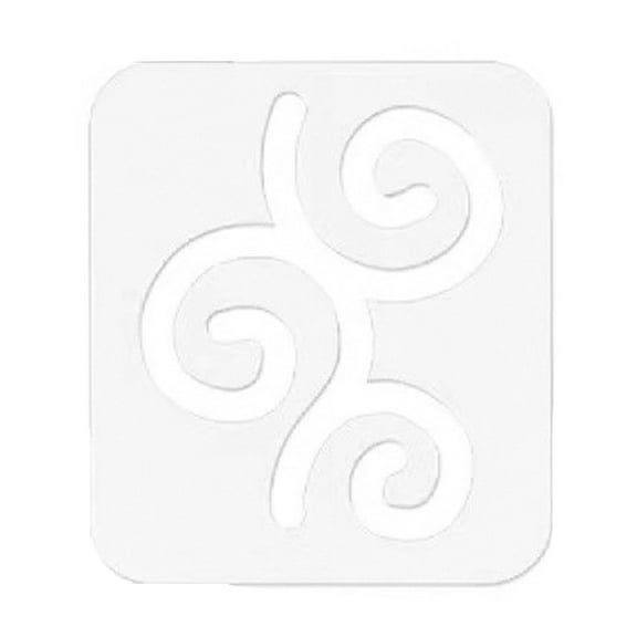 Grofry 1 Set Acrylic Quilting Template Free Motion Quilting Ruler DIY Hollow Quilting Frame Stencil Guide Industrial Domestic Sewing Machine Sewing Supplies