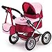 thumbnail image 3 of Bayer Design Baby Doll Trendy Pram - Bordeaux, Red and Pink, 3 of 3