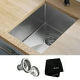 thumbnail image 2 of KRAUS Standart Pro 14" Undermount Single Bowl 16 Gauge Stainless Steel Bar Kitchen Sink, 2 of 8
