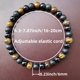 thumbnail image 4 of Piedra Natural Pulsera Mujeres Ojo de Tigre Cristal Energía Negativa Joyería Unisex Ajustable, 4 of 6