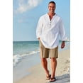 thumbnail image 4 of KingSize Men's Big & Tall Full Elastic Waist Gauze Cargo Shorts, 4 of 5