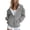 Gray cheap stuff under 5 dollars, variant on Dyegold Zipper Hoodies For Women Warm Comfy Trendy Y2k Hoodie Teen Girls Winter Solid Light Jacket Workout Plus Size Coats Oversized Fleece Sweatshirt Casual Zipper Hooded Clothes Shirts