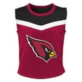 thumbnail image 2 of Girls Preschool Cardinal Arizona Cardinals Spirit Cheerleader Two-Piece Set with Bloomers, 2 of 4