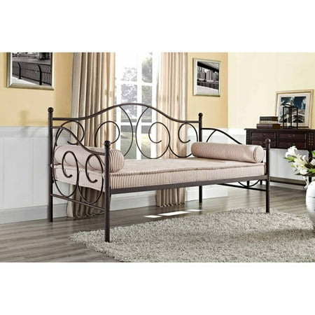 - DHP Victoria Metal Frame Daybed, Twin Size, Multiple Colors