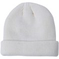 thumbnail image 1 of White-Gorro cálido y elegante, gorro de punto suave unisex cálido para invierno, 1 of 5