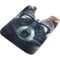thumbnail image 3 of Dreamtimes Bathroom Rug Toiletry Mat Set Raccoon with Glasses Print, Soft Absorbent Bath Rug and U-Shaped Contour Toilet Rug, Non-Slip Bath Carpet Bath Mats for Bathroom 24"x16"+24"x20", 3 of 5