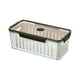 thumbnail image 2 of Contenedor de almacenamiento de alimentos de gran capacidad con cesta de drenaje | Caja de Guardián Fresco Hermética a Prueba de Fugas – Plástico Apto para Microondas y Lavavajillas | Blanco,, 2 of 6