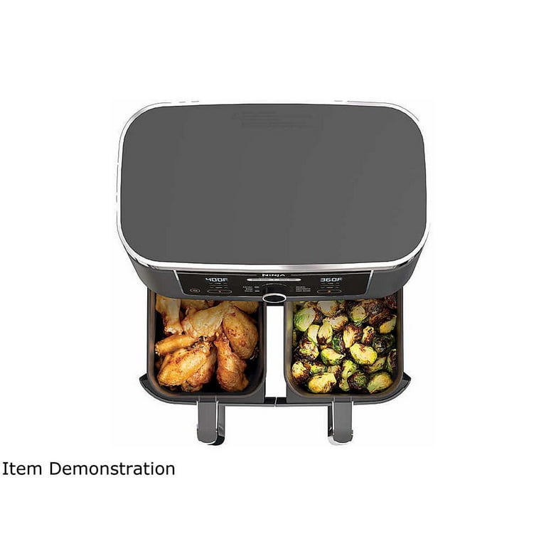 Ninja Foodi 6in1 10qt. XL 2Basket Air Fryer with DualZone Technology.  AD350CO. Basket Air Fryer with 2 Independent Frying Baskets, Match Cook &  Smart