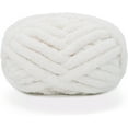 thumbnail image 1 of 2 pcs Chunky Knit Chenille Yarn for Hand Knitting Blankets, Super Soft Large Jumbo Blanket Yarn (White), 1 of 5