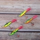 thumbnail image 2 of Seuelos de pesca,plantilla de pescaplantilla de pesca en hielo cebos de pesca seuelos de pesca artificial 4 pcs 20g Cebo de seuelo de pesca artificial con anzuelos afilados Kit de plant, 2 of 8