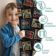 thumbnail image 3 of Blackout Kids Curtains,Monster Cartoon Truck Black Pattern Children's Insulated Curtains Set Of 2,Bedroom Essentials,Toddler Room Decor 52"x84", 3 of 5