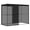 Black 526, variant on Decorative Wooden Garden Bridge 3.3ft Outdoor Patio Arch Footbridge with Half-Wheel Railings, Solid Fir Construction for Walkways and Ponds
