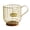 Golden, variant on wutoase Metal Wire Cup Storage Basket with Wooden Base, Coffee Mug Shape Hollow Out Organizer for Home Cafe Bar Kitchen Decor