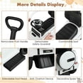 thumbnail image 6 of Lowestbest Kids Toddler Trolley, Kids Electric Car, 3-In-1 Kids Ride on Mercedes Benz G350 Push Car with Canopy,White, 6 of 10