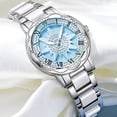 thumbnail image 3 of Binbond Reloj de Pulsera Casual para Mujer de 20 Mm con Eslabones de Acero Inoxidable, Multicolor, 3 of 8