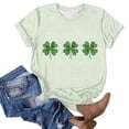 thumbnail image 7 of Ruimatai Women's Casual St. Patrick's Day Graphic T-Shirt, Short Sleeve Crew Neck Comfortable Loose Fit Top for Everyday Wear, 7 of 7
