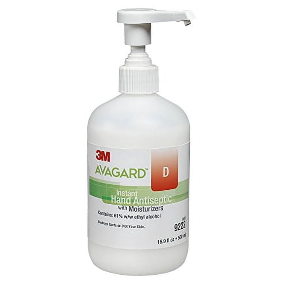 3M Avagard D Ethyl Alcohol Alcohol Hand Sanitizer 16 oz. Pump Bottle 1 Ct