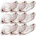 thumbnail image 3 of SHISUYAN 50 Pcs Filets à Cheveux Invisibles Élastiques (Café), 3 of 8