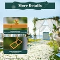 thumbnail image 6 of 3m*3m Wedding Garden Arch Stand Square Metal Arches Floral Ceremony Party Decor, 6 of 11