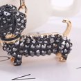 thumbnail image 4 of OUSITAID Metal Rhinestone Sausage Dog Keychain Cartoon Animal Dachshund Puppy Key Ring Shoulder Bag Key Chain, 4 of 4